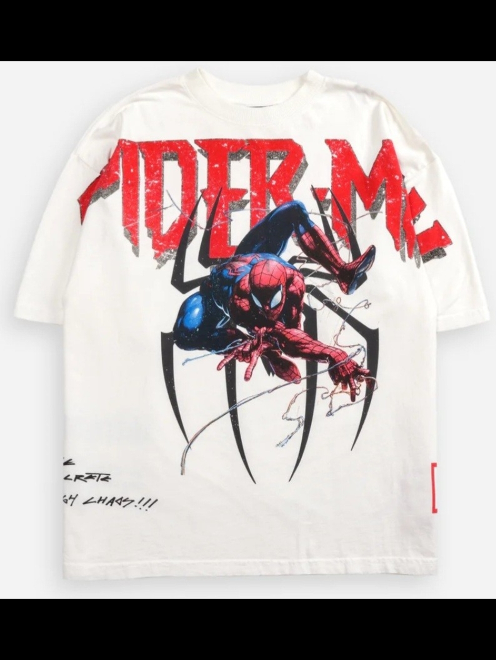 Civil Regime "Spider-Man Webs" 199X Oversized Tee